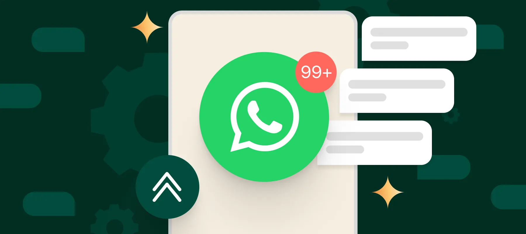 WhatsApp: Connecting the world, building bridges of communication.